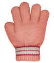 Children's knitted woolen glove Royalty Free Stock Photo