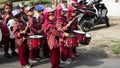 Children`s marching band, one of the lessons to foster a spirit of togetherness in teams
