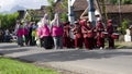 Children`s marching band, one of the lessons to foster a spirit of togetherness in teams Royalty Free Stock Photo