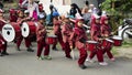 Children`s marching band, one of the lessons to foster a spirit of togetherness in teams Royalty Free Stock Photo