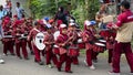 Children`s marching band, one of the lessons to foster a spirit of togetherness in teams