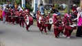 Children`s marching band, one of the lessons to foster a spirit of togetherness in teams Royalty Free Stock Photo