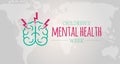 Children`s Mental Health Week Illustration Theme