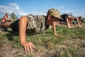 Children`s military camp Azovets