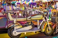 Children`s `Motor Cycle` Ride At County Fair Royalty Free Stock Photo