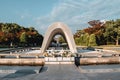 Children`s Peace Monument to victims of WWII atomic bomb in Hiroshima Japan