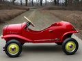 Children\'s pedal car. Royalty Free Stock Photo