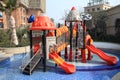 Children's play area in a pool Royalty Free Stock Photo