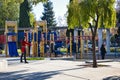 Children's Playground in a park in San Jose