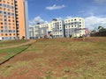 Children`s playground in an estate in Nairobi Kenya