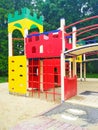 Children`s playground , Kamenets-Podolsky, Ukraine Royalty Free Stock Photo