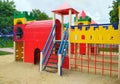 Children`s playground , Kamenets-Podolsky, Ukraine Royalty Free Stock Photo