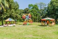 Children\'s playground near Folk Arts Museum in Sonargaon town, Banglade