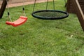 A children`s playground in the park Royalty Free Stock Photo