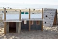 View of the Scheveningen beach.