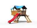 Children's playhouse - studio shot Royalty Free Stock Photo