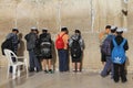 Children's prayer at the Wailing wall Royalty Free Stock Photo