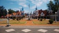 Children& x27;s Republic, theme park, small town scale Royalty Free Stock Photo