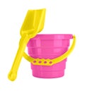 Children's Sand Bucket and Shovel