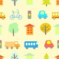 Children`s seamless pattern