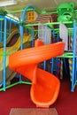 Children`s slides playground