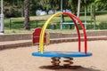 Children's slides and playgrounds. PlayGround Park Royalty Free Stock Photo