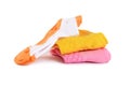 Children`s socks isolated on white background Royalty Free Stock Photo