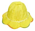 Children's summer yellow hat