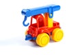 Children's toy the car-crane Royalty Free Stock Photo