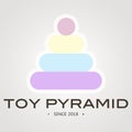 children`s toy colorful pyramid Royalty Free Stock Photo