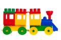 Children's train isolated