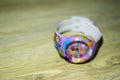 Children`s watch with multicolored strap