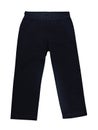 Children`s wear - kid`s baby black knitted trousers sports pants