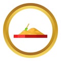 Children sandpit vector icon