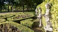 Children sculpture in Labyrint Garden in the park Royalty Free Stock Photo