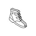 children shoe care isometric icon vector illustration Royalty Free Stock Photo