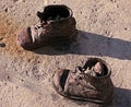 Children shoes on the Danube Bank, Iron Shoes Memorial to Jewish