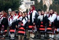 Children singing carols in an annual competition