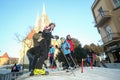 Children skiing in Bakaceva