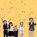 Children Smiling Happiness Friendship Togetherness Royalty Free Stock Photo