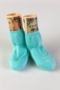 Children socks with yen banknotes