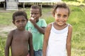 Cute kids, different typs of skin, Solomon Islands