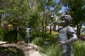 Children statues in West Village Park in West End, Brisbane