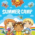 Children Summer camp series Royalty Free Stock Photo