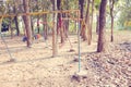 Children swing,playground in the park Royalty Free Stock Photo