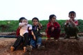 Children of syrian refugees.