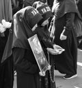 Children takes part in Ashura ceremony