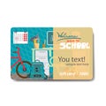 Children things and stationery. Sale discount gift card