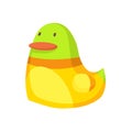Children toy. Cute funny toy for little kid. Vector duck