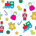 Children toys seamless pattern